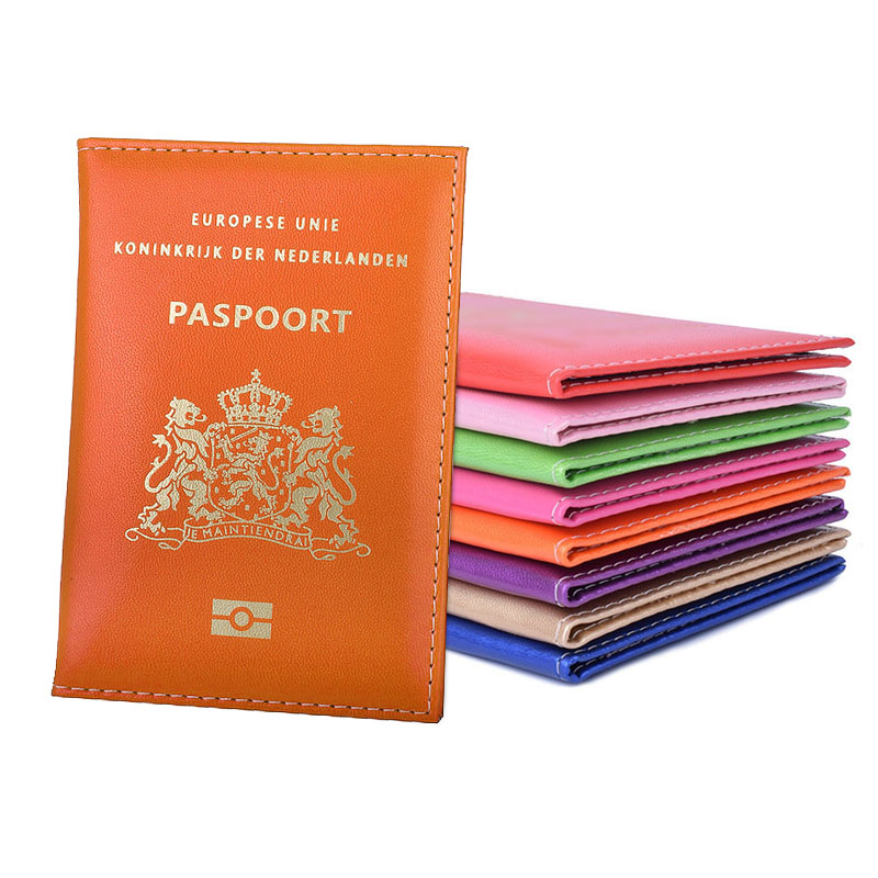 Women Bags Netherlands - 가죽 네덜란드 여권 커버 홀더 가방,