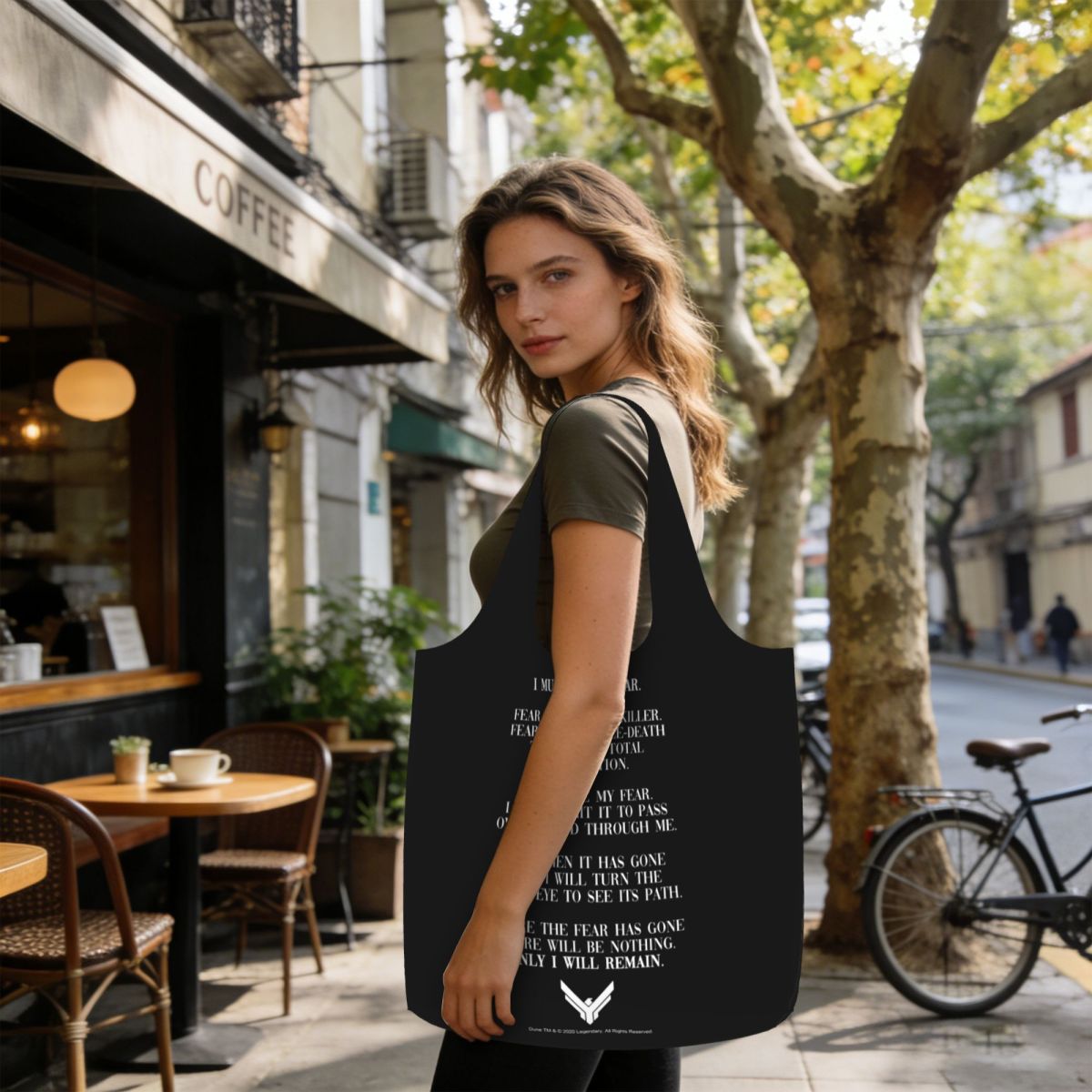 Women Bags Dune - Litany Against Fear Dune 2020 Quote
