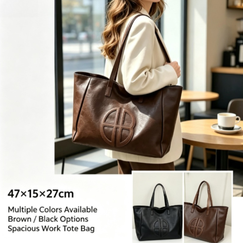 Women Bags 2026 Trends - 2026 뉴 레트로 대용량 여성 토트백,
