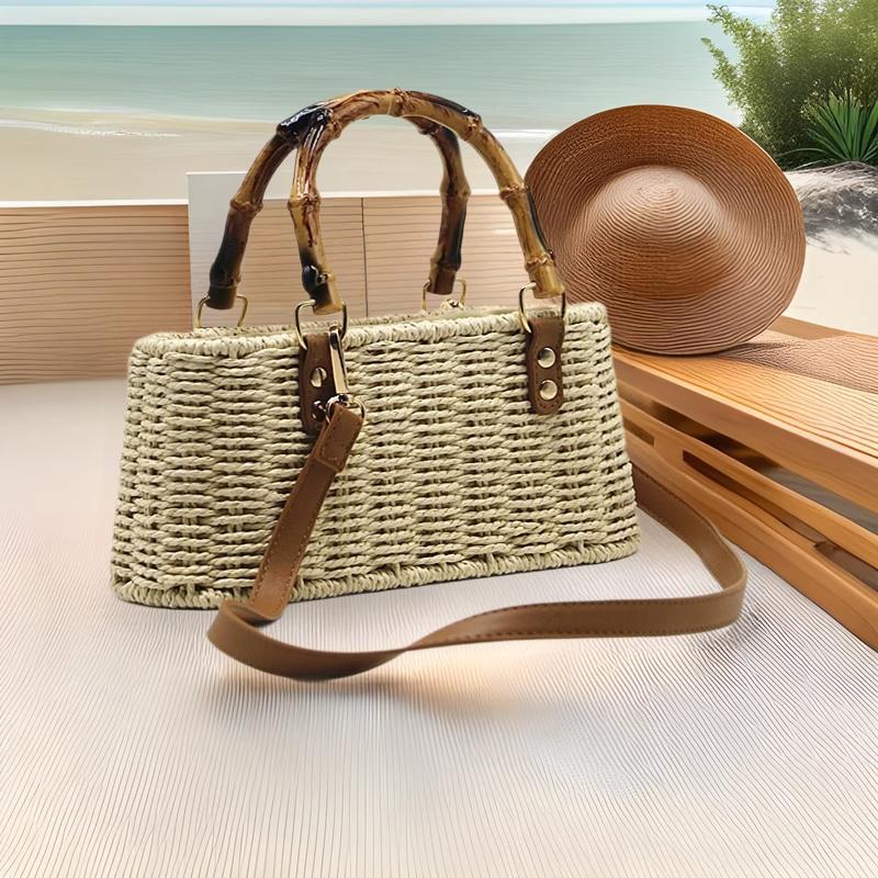 Women Bags Branded Sale - 패브릭 솔리드 컬러 숄더백 스트링 고급스러운