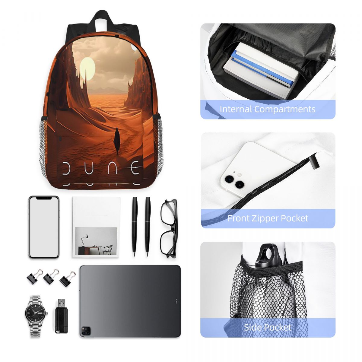 Women Bags Dune - Dune 2020 팬 아트 백팩 핫