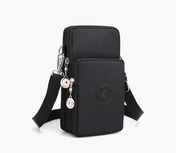 Phone Bag Crossbody - 여성용 크로스바디 옥스포드 원단 휴대폰 가방