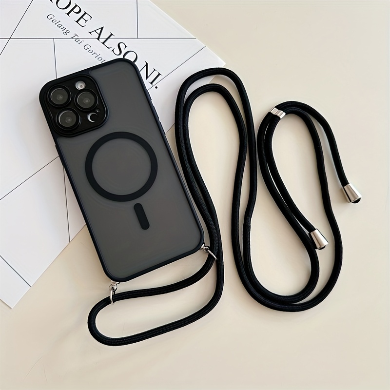 Phone Bag Crossbody - 자석식 휴대폰 케이스(조절 가능한 크로스바디 스트랩