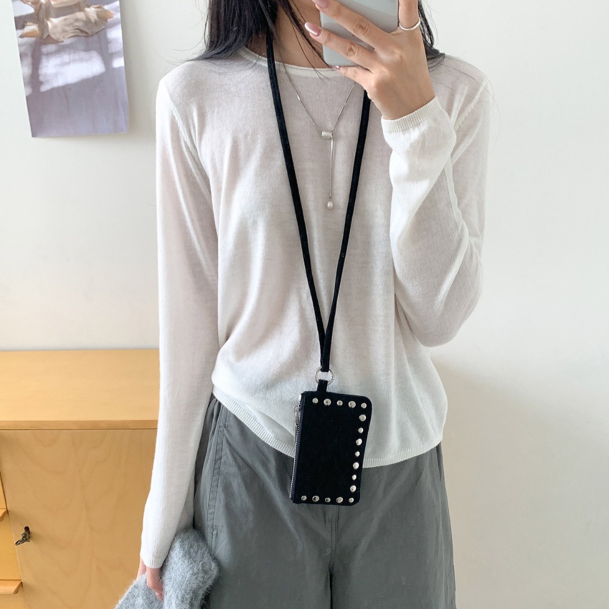 새로운 스터드 숄더백 미니 카드지갑 레오파드 동전 지갑 - Women Bags With Wallet 리뷰 및 가격
