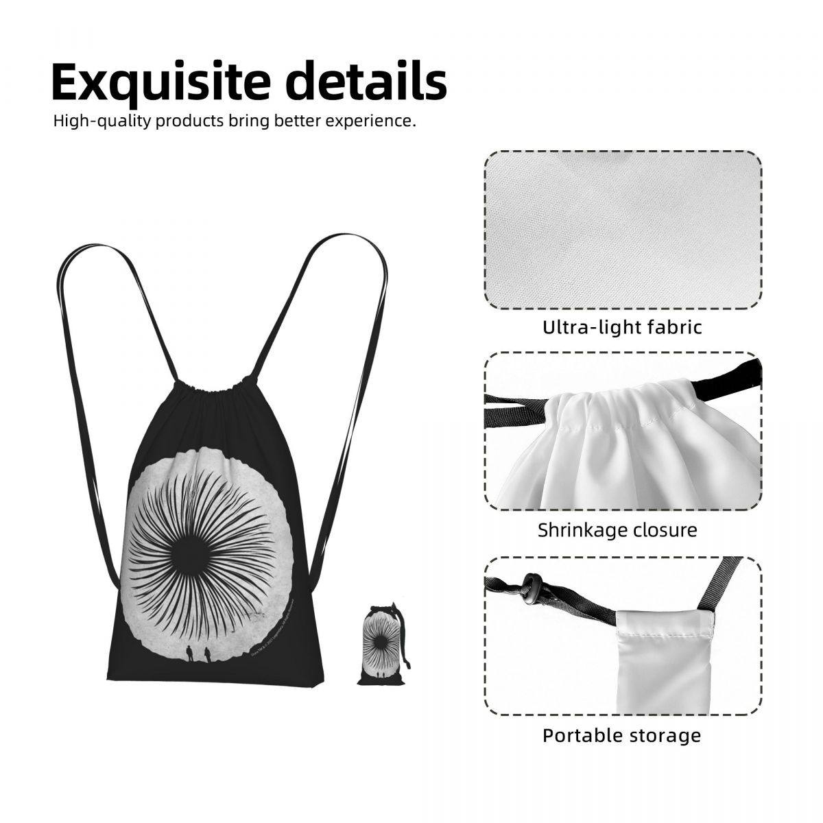 영화 듄 샌드웜 드로스트링 백팩 스포츠 짐 가방 남녀  - Women Bags Dune 리뷰 및 가격