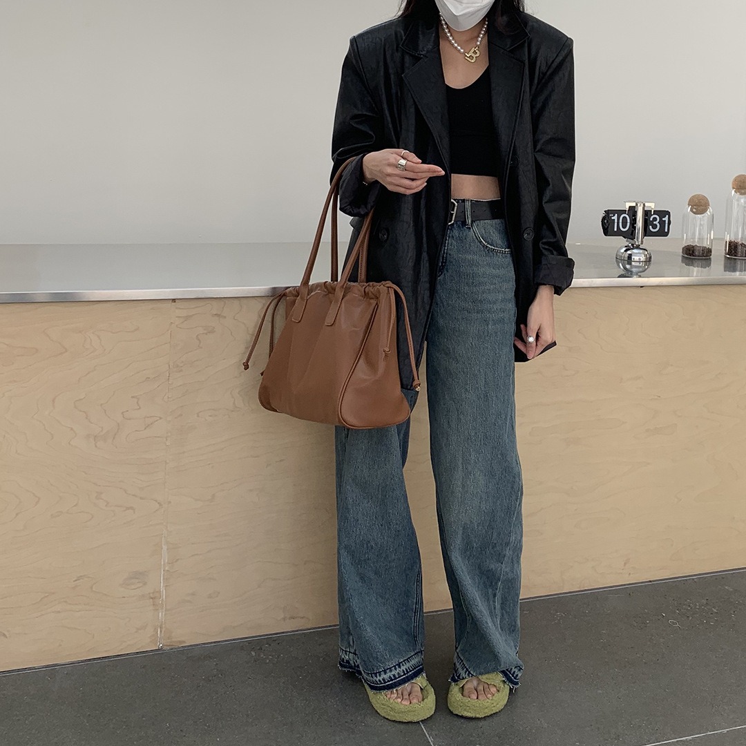 고급 디자이너 대용량 토트백 드로스트링 클라우드 디자인 - Women Bags With Wallet 리뷰 및 가격