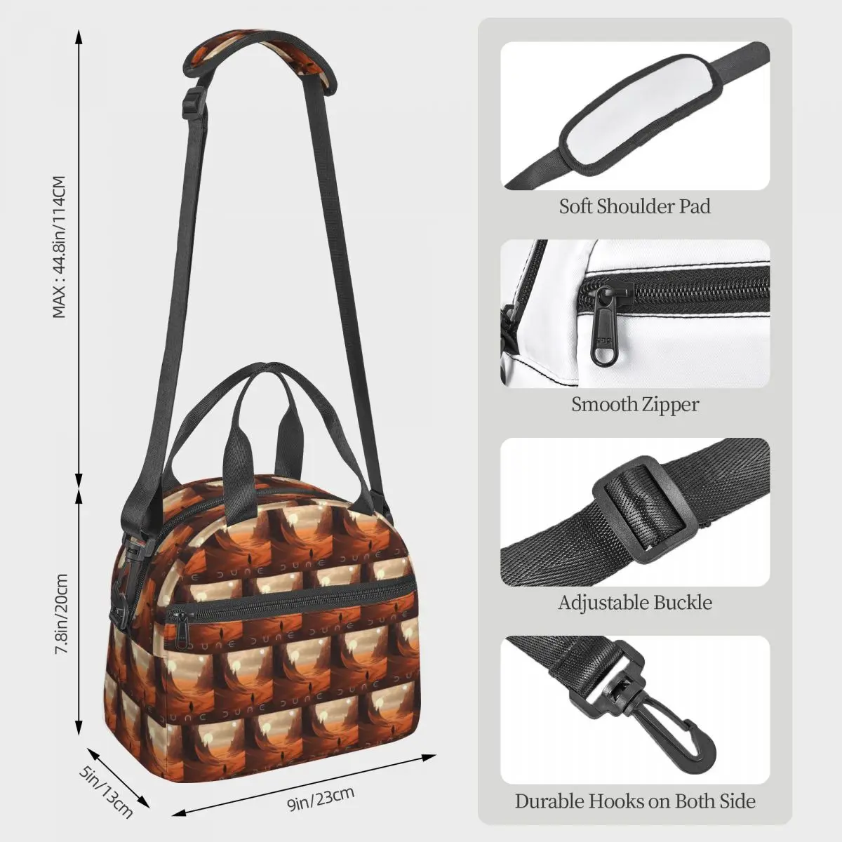 Dune 2020 팬 아트 여성용 절연 도시락 가방 어 - Women Bags Dune 리뷰 및 가격