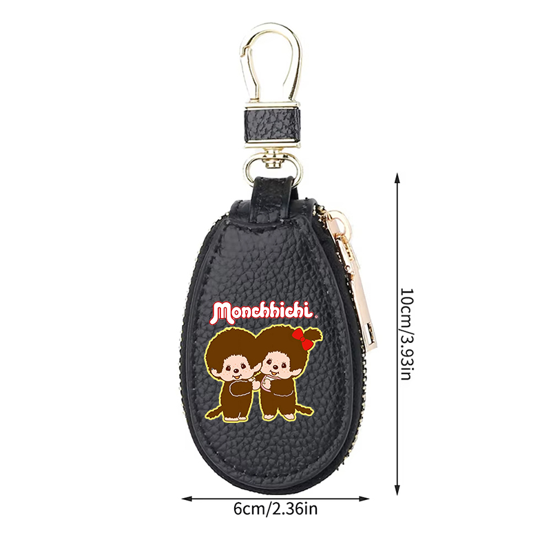 1pcs MONCHHICHI 가죽 지퍼 키 지갑 여성  - Women Bags With Wallet 리뷰 및 가격