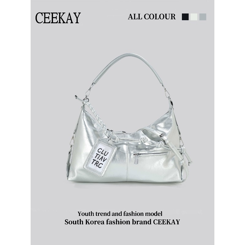 2026 CEEKAY 글로시 가죽 호보백 Y2K 스트릿 - Women Bags 2026 Trends 리뷰 및 가격