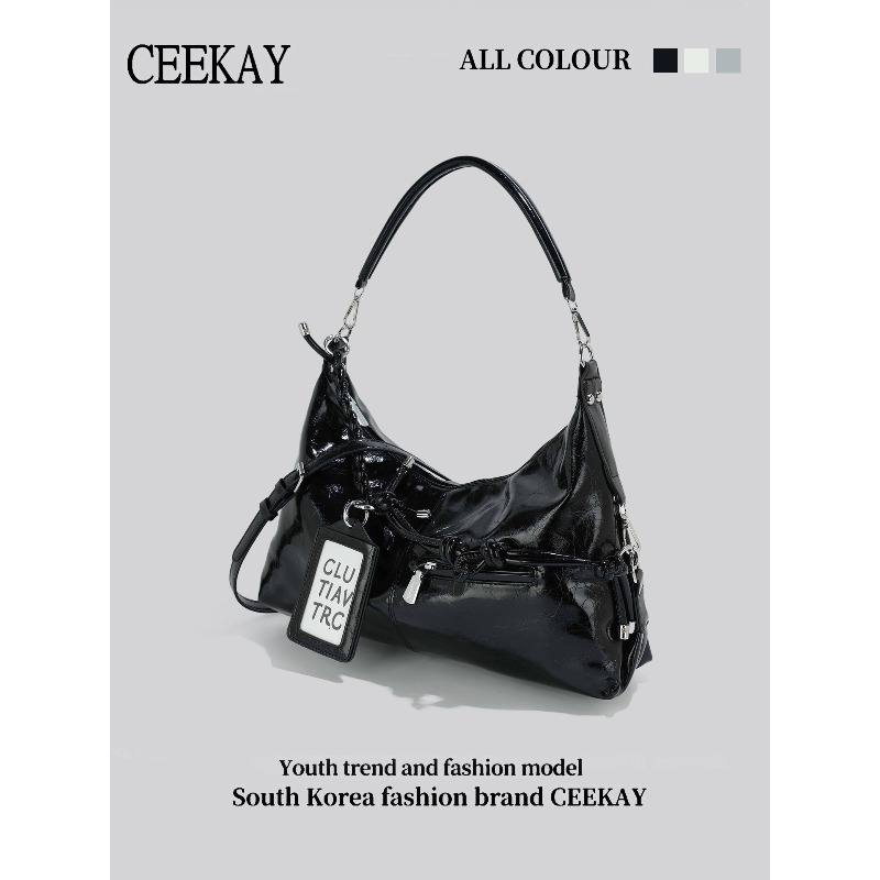 2026 CEEKAY 글로시 가죽 호보백 Y2K 스트릿 - Women Bags 2026 Trends 리뷰 및 가격