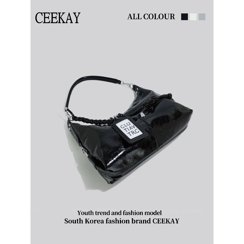 2026 CEEKAY 글로시 가죽 호보백 Y2K 스트릿 - Women Bags 2026 Trends 리뷰 및 가격