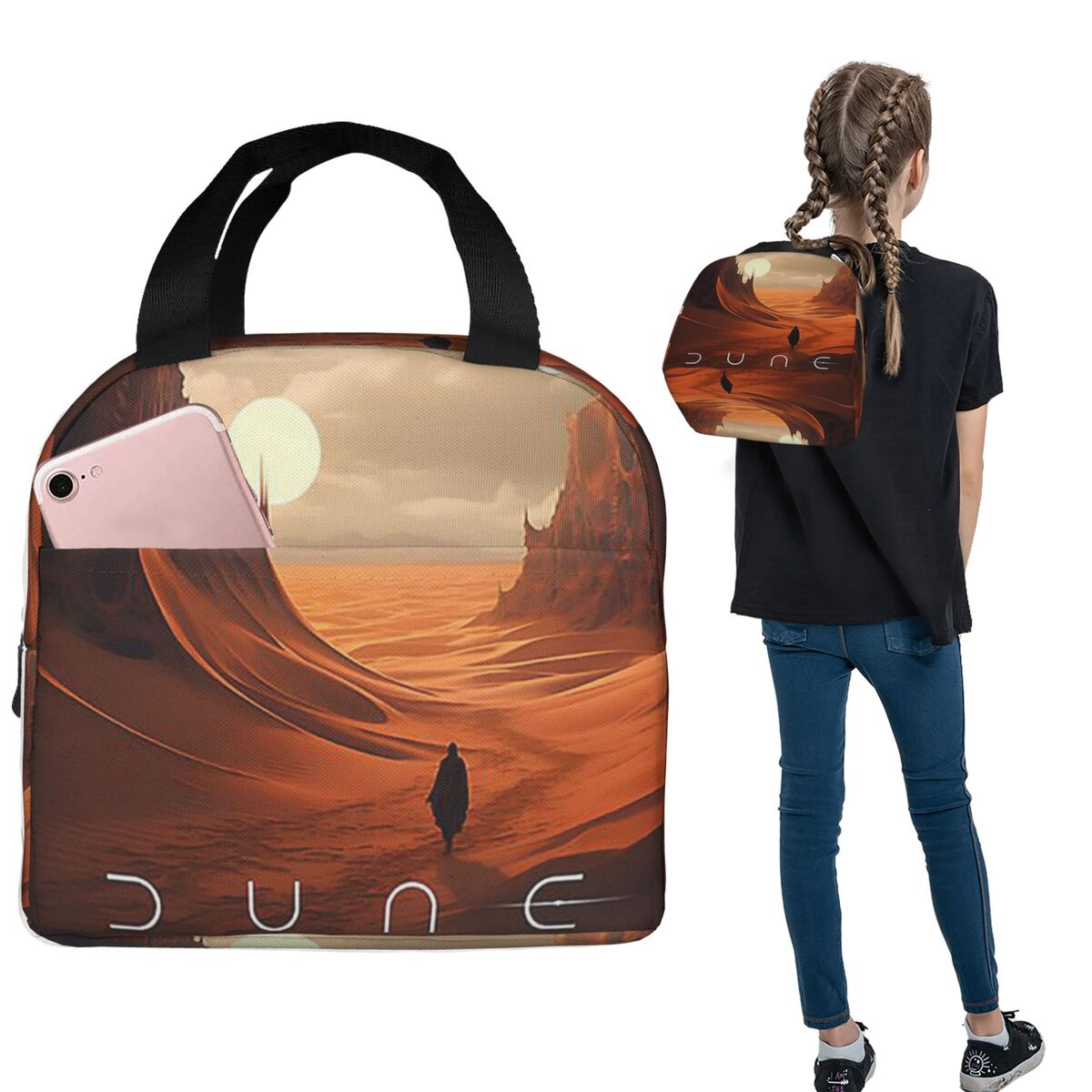 Dune 2020 팬 아트 여성용 절연 도시락 가방 어 - Women Bags Dune 리뷰 및 가격