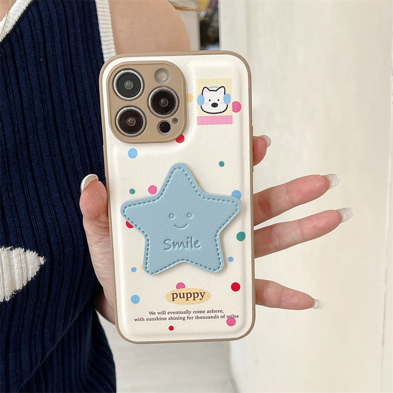 컬러 물방울 무늬 귀여운 별 모양 아이폰 16 Pro  - Phone Bag Crossbody 리뷰 및 가격
