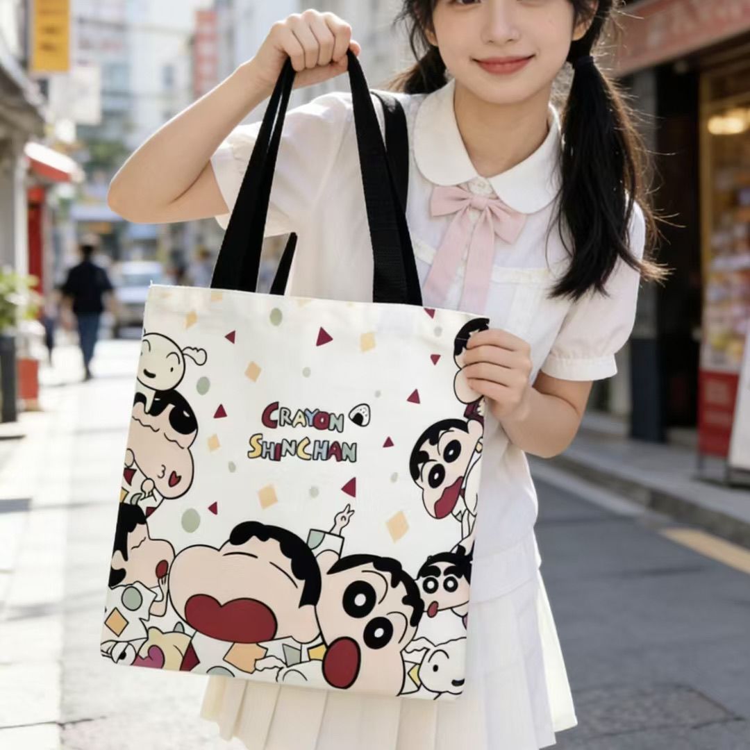 2026 새로운 크레용 신짱 캔버스 토트 백 대용량 여 - Women Bags 2026 Trends 리뷰 및 가격