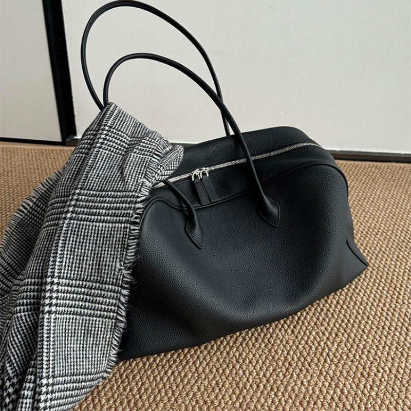 블랙 소프트 가죽 보스턴 토트백 2026 신상품, 여성 - Women Bags 2026 Trends 리뷰 및 가격